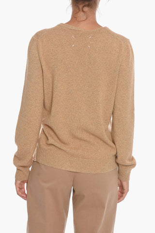 V Neck Cashmere Blend Sweater