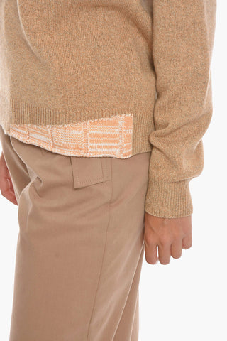 V Neck Cashmere Blend Sweater