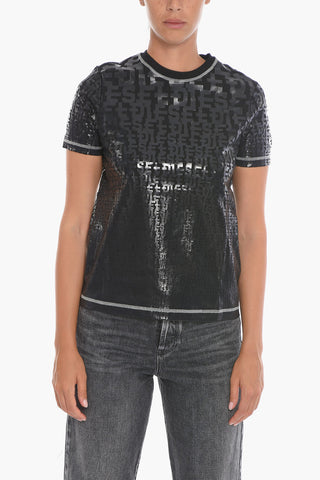 All-Over Monogram T-REG-MON Crew-Neck T-shirt