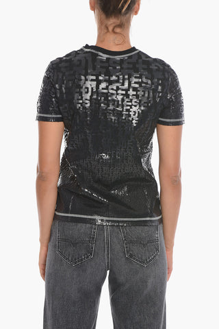 All-Over Monogram T-REG-MON Crew-Neck T-shirt