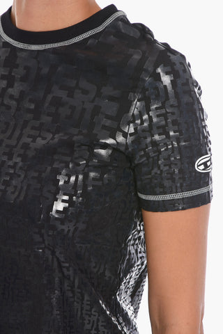 All-Over Monogram T-REG-MON Crew-Neck T-shirt