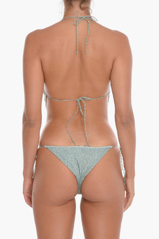 Lurex BANDANA Bikini with Draped Top