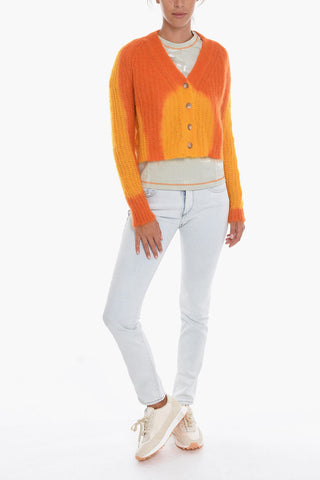 Two-Tone M-ILLY Cropped Cardigan