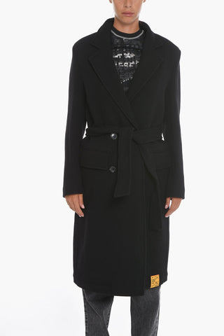 Double-breasted W-OUTKAST UNISEX Coat with Flap Pockets