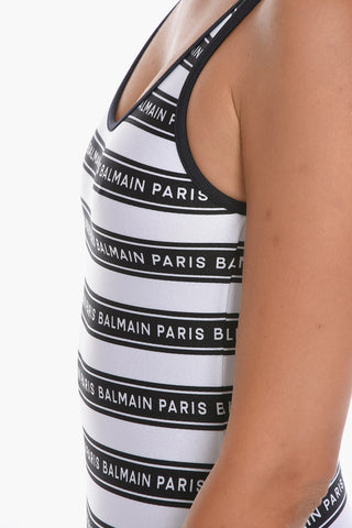 Costume da Bagno Intero OLIMPIONIC con Logo Stampato All-Over