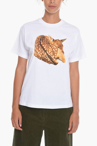 T-Shirt Girocollo CARRICK DEER con Stampa