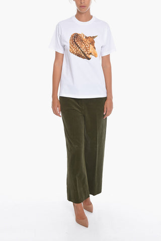 T-Shirt Girocollo CARRICK DEER con Stampa