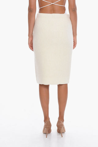 Longuette in Misto Cashmere a Coste