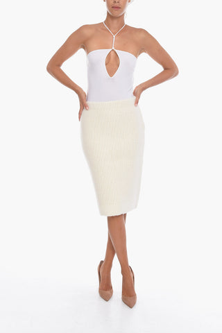Longuette in Misto Cashmere a Coste