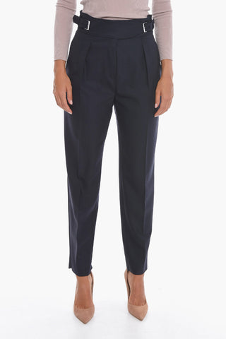 Virgin Wool SCRIGNO Trousers with Belt