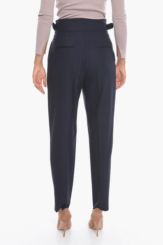 Virgin Wool SCRIGNO Trousers with Belt