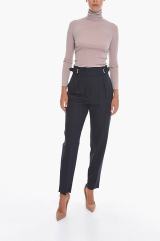 Virgin Wool SCRIGNO Trousers with Belt