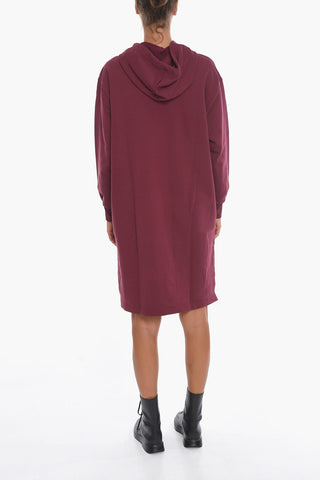 Asymmetrical Cut D-ILSE-D Hoodie Dress