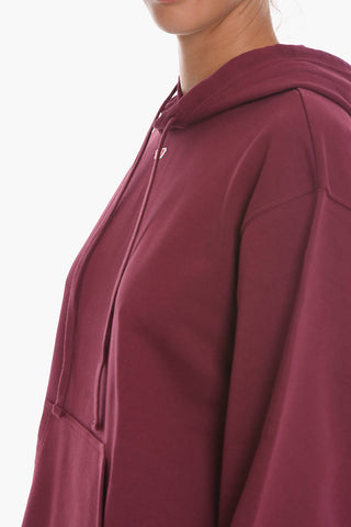 Asymmetrical Cut D-ILSE-D Hoodie Dress