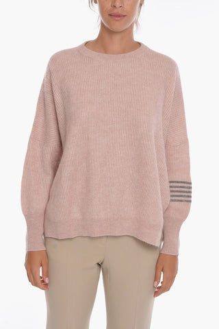 Maglia Girocollo in Misto Mohair