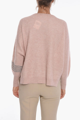 Maglia Girocollo in Misto Mohair