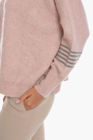 Maglia Girocollo in Misto Mohair