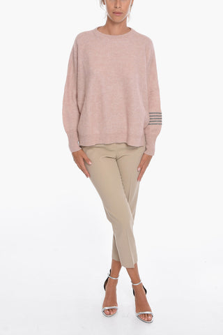 Maglia Girocollo in Misto Mohair