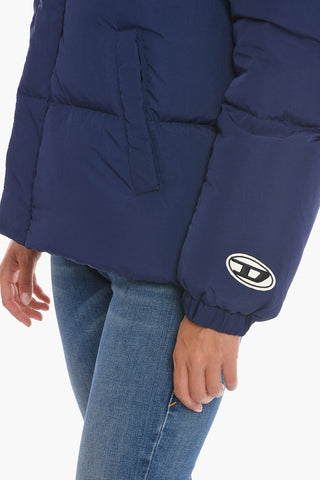 Down Jacket W-ROLF-NW UNISEX with Removable Hood