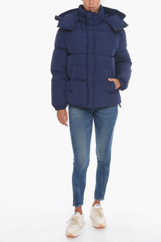 Down Jacket W-ROLF-NW UNISEX with Removable Hood