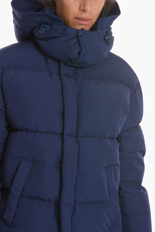 Down Jacket W-ROLF-NW UNISEX with Removable Hood