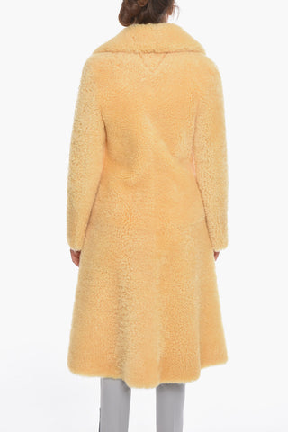 Single-breasted Shearling Coat