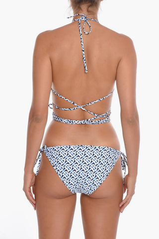 Bikini a Triangolo con Monogram All-Over
