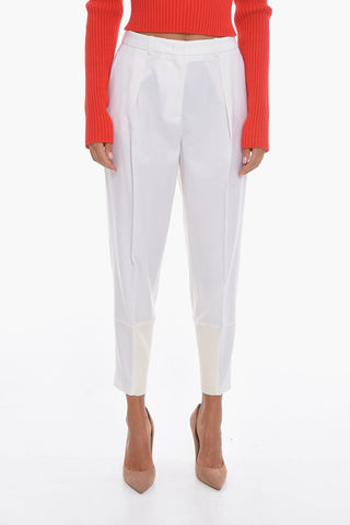 Merino-wool Double-pleated Baggy Pants