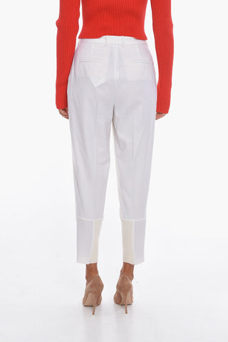 Merino-wool Double-pleated Baggy Pants