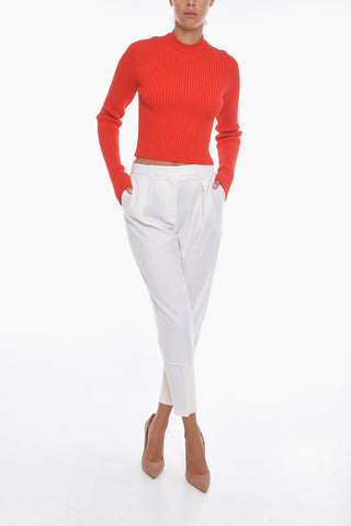 Merino-wool Double-pleated Baggy Pants