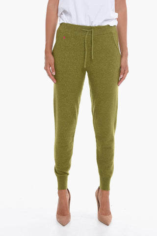 Cashmere-blend Joggers with Embroidered Logo