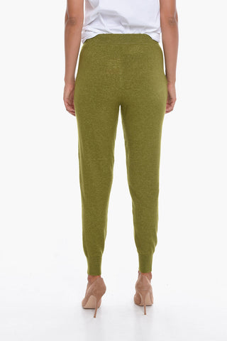Cashmere-blend Joggers with Embroidered Logo