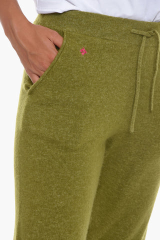 Cashmere-blend Joggers with Embroidered Logo