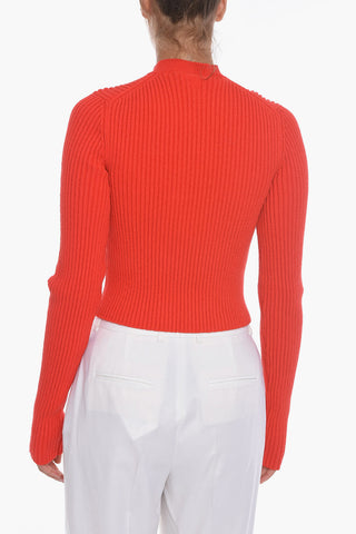 Crew Neck TECH Ribbed Sweater