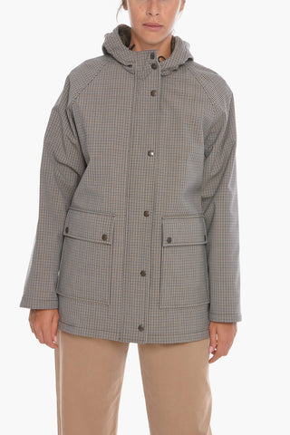 CLEMENS Padded Jacket with Check Pattern