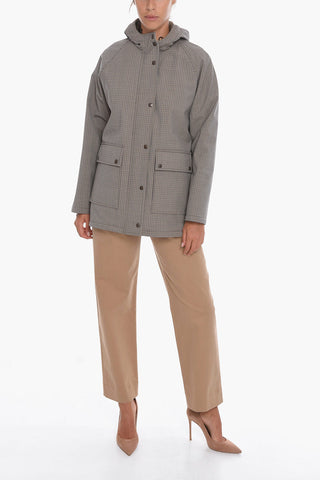 CLEMENS Padded Jacket with Check Pattern