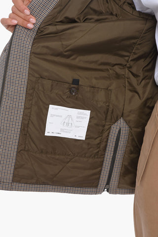 CLEMENS Padded Jacket with Check Pattern