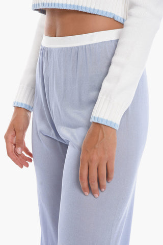 UNISEX MM1 Semi-sheer Metallic Trousers