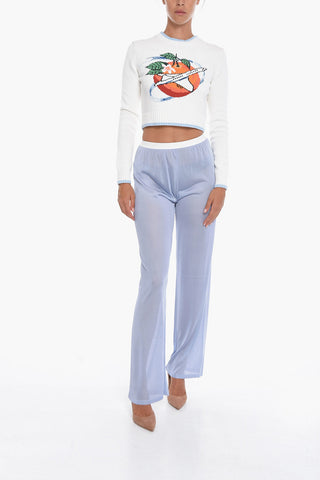 UNISEX MM1 Semi-sheer Metallic Trousers