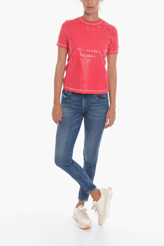 Jeans Skinny SLANDY in Denim Delavé
