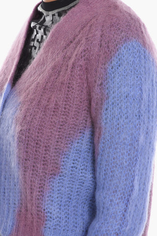 Two-Tone M-ILLY Cardigan with 4-Buttons