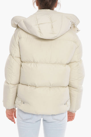 Down Jacket W-ROLF with Removable Hood