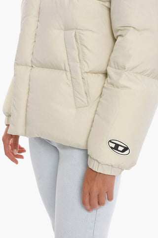 Down Jacket W-ROLF with Removable Hood