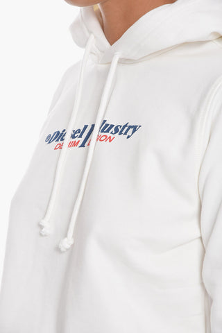 Brushed Cotton F-REGGY Hoodie with Printed Logo