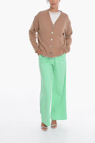 Cashmere CAMILLE Cardigan with Double Patch Pocket