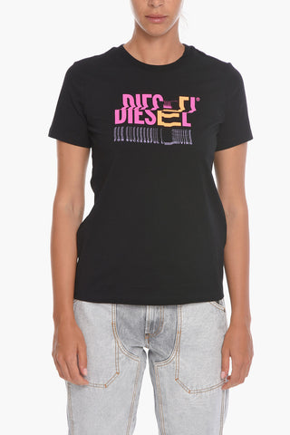 Logo Printed T-SILY-K6 Crew-neck T-Shirt