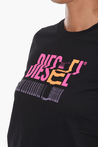 Logo Printed T-SILY-K6 Crew-neck T-Shirt