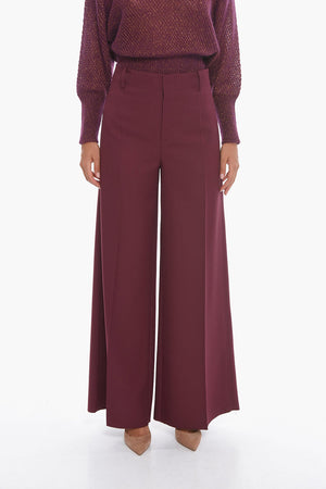 Palazzo Pants with Front Pleats