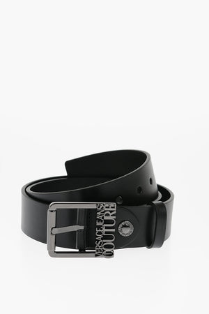 JEANS COUTURE 가죽 벨트 40mm 로고 버클