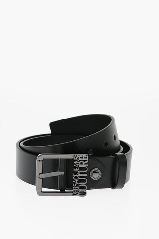 JEANS COUTURE Cintura in Pelle con Fibbia Logata 40mm